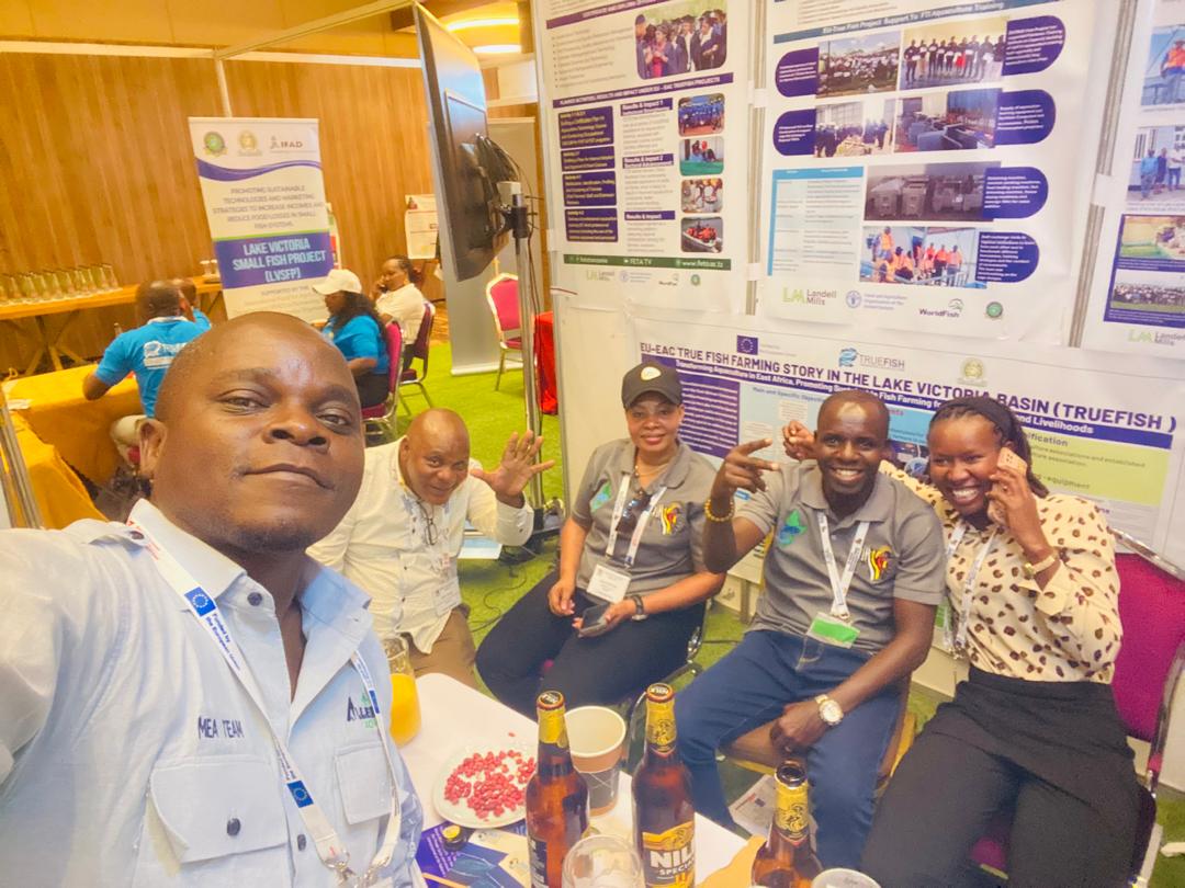 Aquafame team during field delivery
